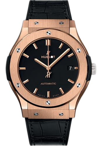 Classic Fusion King Gold Watch - 45 mm - Black Dial-511.OX.1181.LR 45mm by Hublot — 511.OX.1181.LR