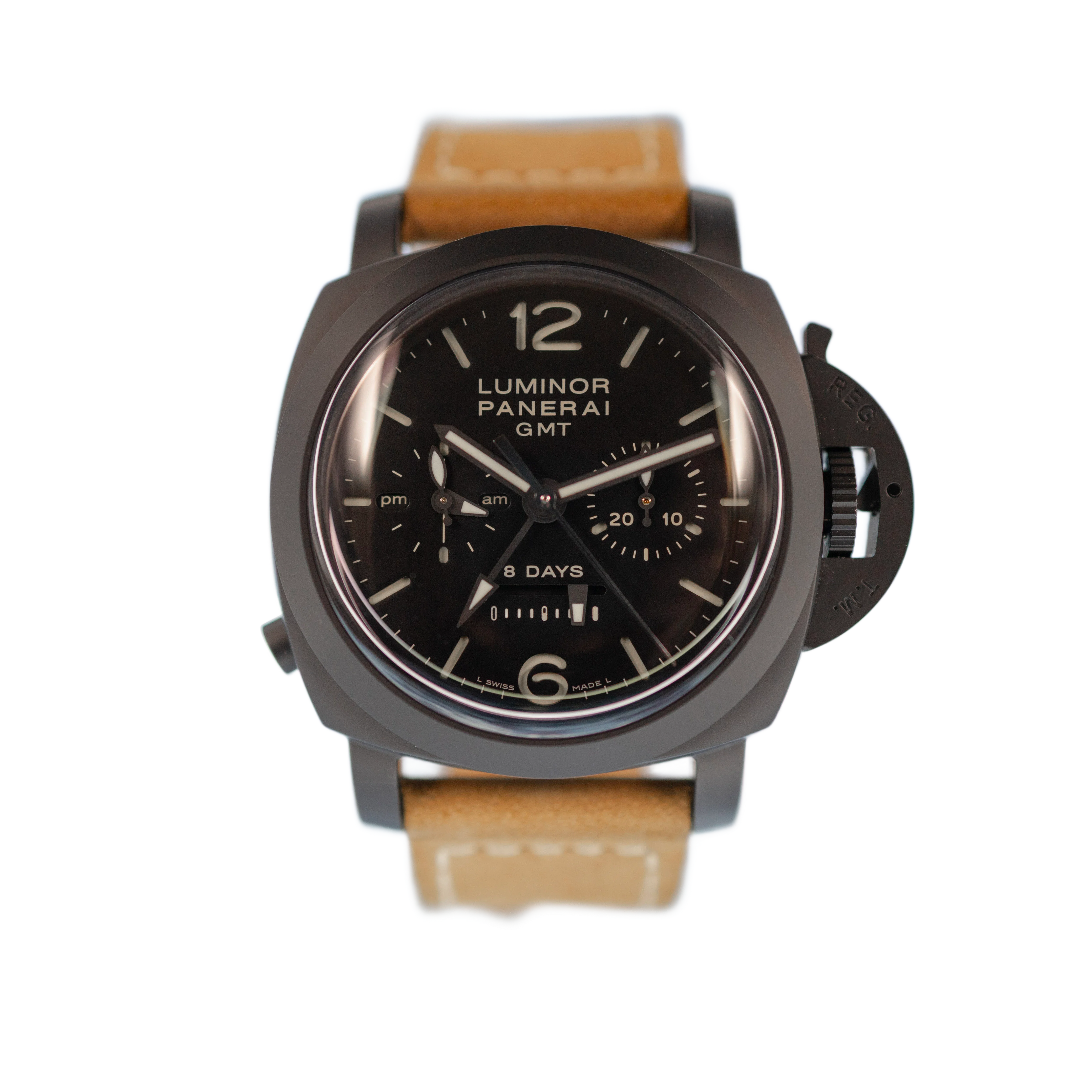 Luminor 1950 8 Days Chrono Monopulsante GMT Ceramica