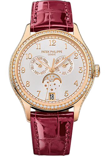Patek Philippe Complications Rose Gold — Diamond-Set Annual Calendar Moon Phase | Ref. 4947R-001